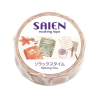 #カミイソ産商（国内販売のみ） マスキングテープ SAIENマステ 7m巻 リラックスタイム UR-0290
