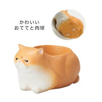 #ケー・イー・アイ ポット リトルレジンポット くつろぎねこ  エキゾチックショートヘア 4900