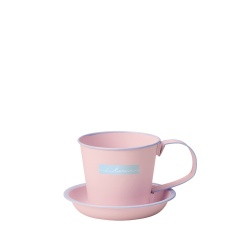 #ケー・イー・アイ ポット ミルキーラベル　マグブリキ　S  ピンク 5268-PK