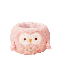 #ケー・イー・アイ ポット ふわふわフクロウポット　S  ピンク 5275-PK