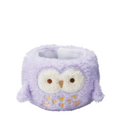 #ケー・イー・アイ ポット ふわふわフクロウポット　S  パープル 5275-PU
