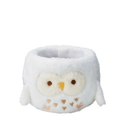 #ケー・イー・アイ ポット ふわふわフクロウポット　S  ホワイト 5275-WH