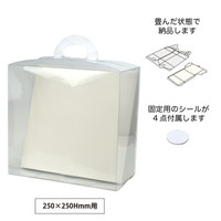 #ケー・イー・アイ フラワーギフトバッグ 透明クリアケース  正方形L 5354