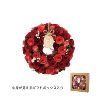 #ケー・イー・アイ ナチュラルリース ワンカラーリース　M  レッド 5237-B-RD