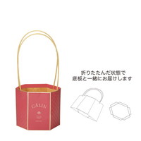 #ケー・イー・アイ フラワーギフトバッグ アベイユメゾンバッグ　L  レッド 5426-A-RD
