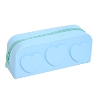 #KDT Japan 収納用品 シリコンペンケース  ハート・グリーン・ブルー 120966