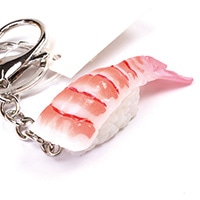 #エルベール チャーム 食品サンプルチャーム  エビ握り KHP-09