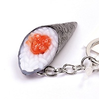 #エルベール チャーム 食品サンプルチャーム  イクラ手巻き寿司 KHP-14