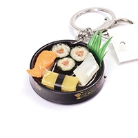 #エルベール チャーム 食品サンプルチャーム  お寿司（アソート) KHP-16