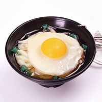 #エルベール チャーム 食品サンプルチャーム  玉子うどん KHP-19