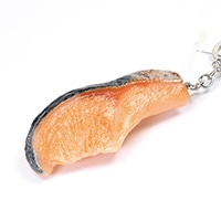 #エルベール チャーム 食品サンプルチャーム  焼き鮭 KHP-27