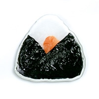 #エルベール マグネット アクリルマグネット  梅おにぎり MGN-76