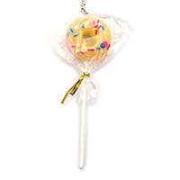 #エルベール チャーム 食品サンプルチャーム  キャンディイエロー KHP-99