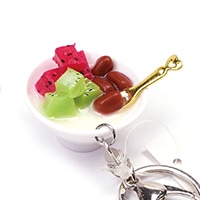 #エルベール チャーム 食品サンプルチャーム  ミックスフルーツ KHP-105