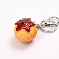 #エルベール チャーム 食品サンプルチャーム  たこ焼き3 KHP-136