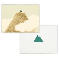 #KITERA レター メッセージカード･Yamasanka  登山者 R0322501