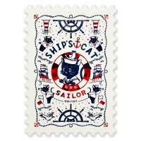 #KITERA レター ポストカード･オビワン  SHIP'S CAT R0372501