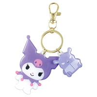 #ティーズファクトリー(国内販売のみ） 身辺雑貨 サンリオキャラクターズダイカットツインキーホルダー　  クロミ SR-5546694KU