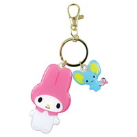 #ティーズファクトリー(国内販売のみ） 身辺雑貨 サンリオキャラクターズダイカットツインキーホルダー　  マイメロディ SR-5546696MM