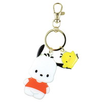#ティーズファクトリー(国内販売のみ） 身辺雑貨 サンリオキャラクターズダイカットツインキーホルダー　  ポチャッコ SR-5546698PC