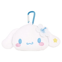 #ティーズファクトリー(国内販売のみ） 身辺雑貨 サンリオキャラクターズカラビナ付きぬいぐるみファスナーマスコット　  シナモロール SR-5546711CR