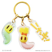 #ティーズファクトリー(国内販売のみ） 身辺雑貨 ニャッキ！3チャームキーホルダー　  ニャッキとピンクちゃん NK-5546760NP