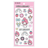 #ティーズファクトリー(国内販売のみ） シール サンリオキャラクターズペタメロウステッカーズ　  ペタペタステッカーズ･マイメロディ SR-5546947MM