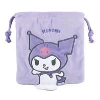 #ティーズファクトリー(国内販売のみ） 身辺雑貨 サンリオキャラクターズ足ぴょこ巾着　  クロミ SR-5530479KU