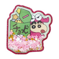 #ティーズファクトリー(国内販売のみ） ステッカー クレヨンしんちゃん･BIGキラキラシェイカーステッカー　  チョコビ KS-5549065CB