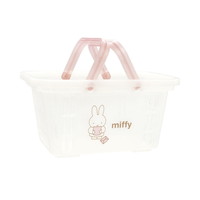 #ティーズファクトリー(国内販売のみ） 生活雑貨 ミッフィークリアミニバスケット　  ピンク MF-5545416PI