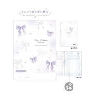 #クーリア ノート Ａ５連絡ノート　  マイリボンクローゼット 00086