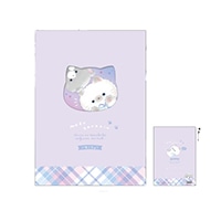 #クーリア ノート 窓あきダイカット自由帳  もふころりん･ねこ 00101