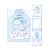 #クーリア ノート 窓あきダイカット自由帳  スイートハニークラウド 00104