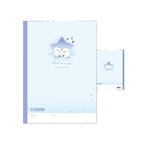 #クーリア ノート 方眼ノート B5･5mm 空とえなが 00106