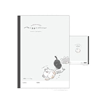 #クーリア ノート 方眼ノート B5･5mm ねこらびむぎゅちゃん 00107