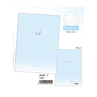 #クーリア ノート クリア方眼ノート 5mm うさぎ 00125