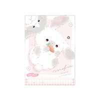 #クーリア  自由帳  もふころりん･うさぎ 00148