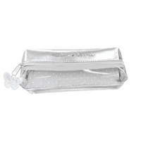 #クーリア 筆記何連小物 スマート2ポケットペンポーチ  メルティラルム／シルバー 03257