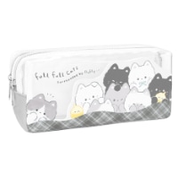 #クーリア 収納用品 フルフルアニマルペンポーチ　  フルフルキャット 04123