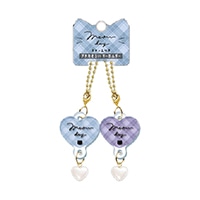 #クーリア 身辺雑貨 ミャウデイチャーム付きプチおそろいキーホルダー  チェック 04276