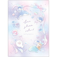 #クーリア 筆記関連小物 シーグラスアイランド下じき  イルカ 04742