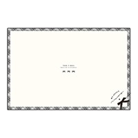 #クーリア  リボン・ランチョンクロス  マイパステルメモリー･ブラック 06231