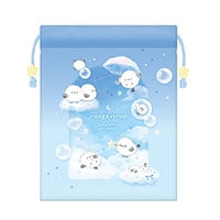 #クーリア  ビーズ付きマチつき巾着  エナガシロップ 06237