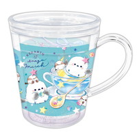 #クーリア キッチン雑貨 ゆらキラウォーターカップ  きらりんエナガマーチ 06281