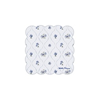 #クーリア  ベルナチュール・タオルハンカチ  ブルー 09512