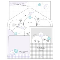 #クーリア  ミニサイズレター   フルフルエナガ 10048