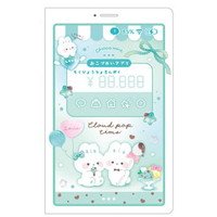#クーリア ノート スマホおこづかい帳  クラウドポップタイム･チョコミント 10131