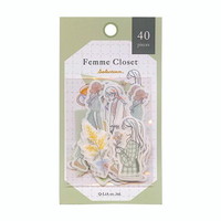 #クーリア  クローゼットシール　レトロガーデン   71032