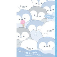 #クーリア ノート ピリッと自由帳　  フルフルペンギン 90167