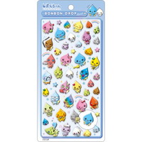 #クーリア(国内販売のみ） シール しずくちゃん･ボンボンドロップシール　  しずくの森のなかまたち 94740
